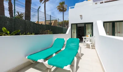 1 Schlafzimmer Apartment mit Zustellbett und Gartenblick — Apartamentos LIVVO Erika, Corralejo 1